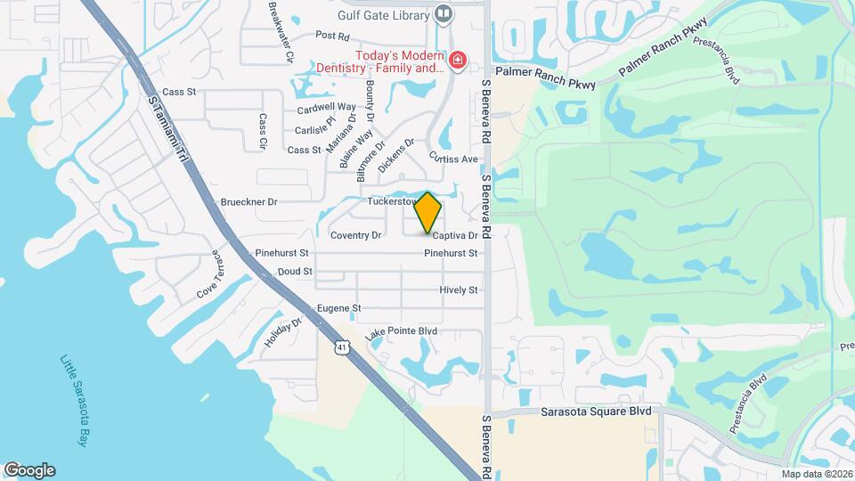 2926 Captiva Dr Map and Location Details