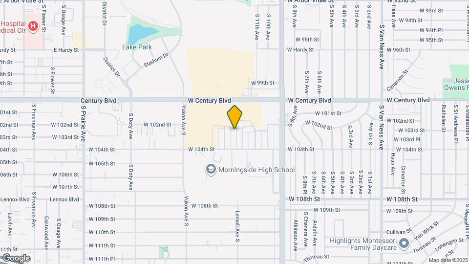 10214 Darby Ave, Unit 1 Mapa y Detalles de la Ubicación