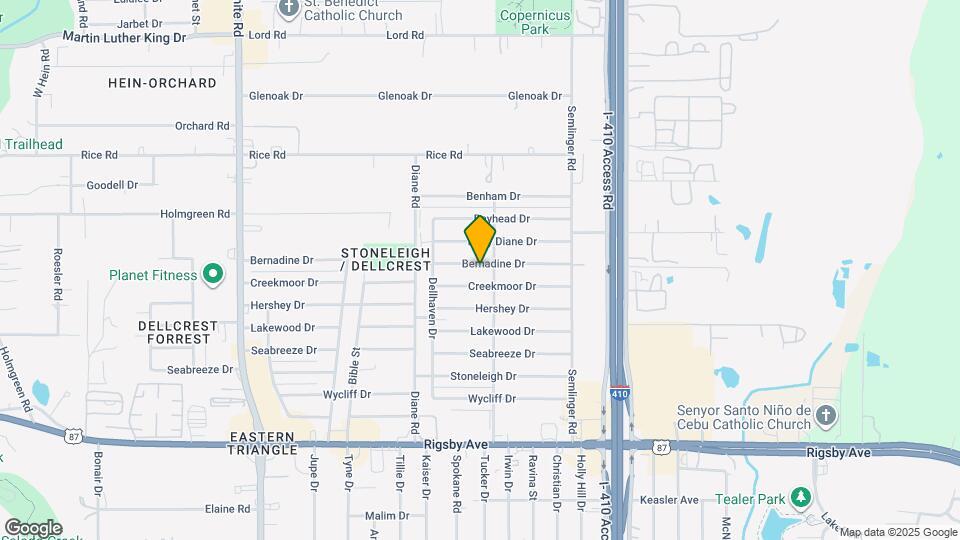 4938 Bernadine Dr Map and Location Details