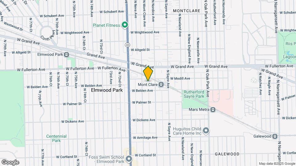 2317 N Neva Ave Map and Location Details