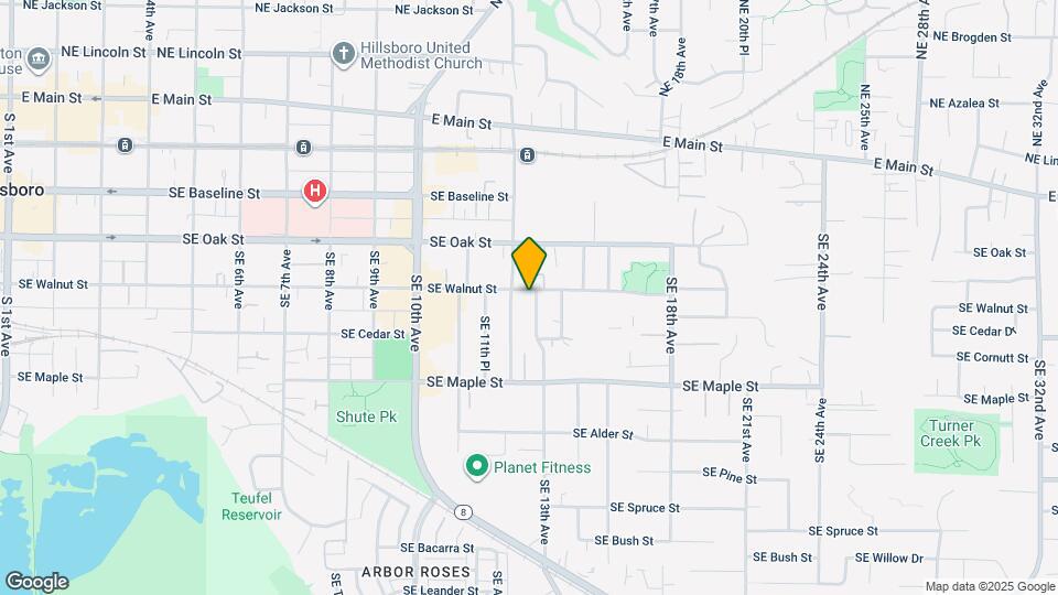 1230 SE Walnut St Map and Location Details