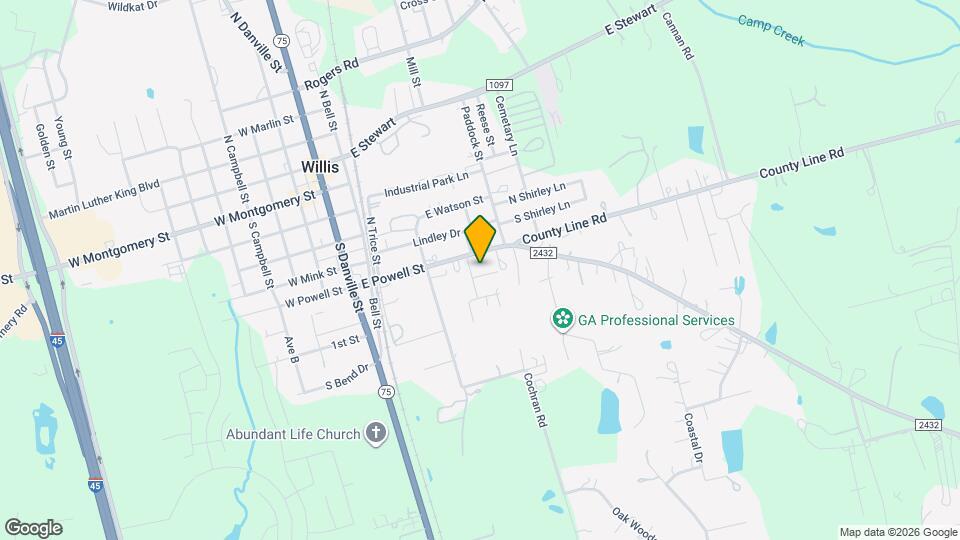 101 Will St Map and Location Details