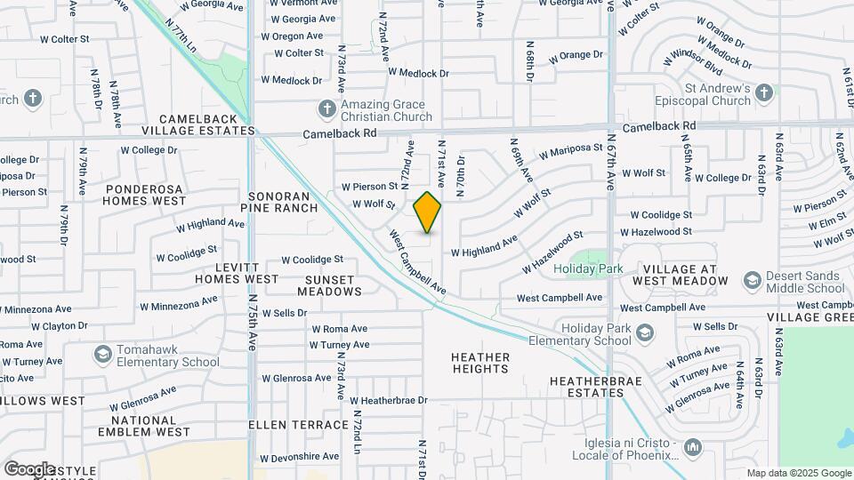 4606 N 71st Ln Map and Location Details