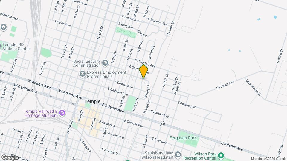 519 N 12th St Map and Location Details