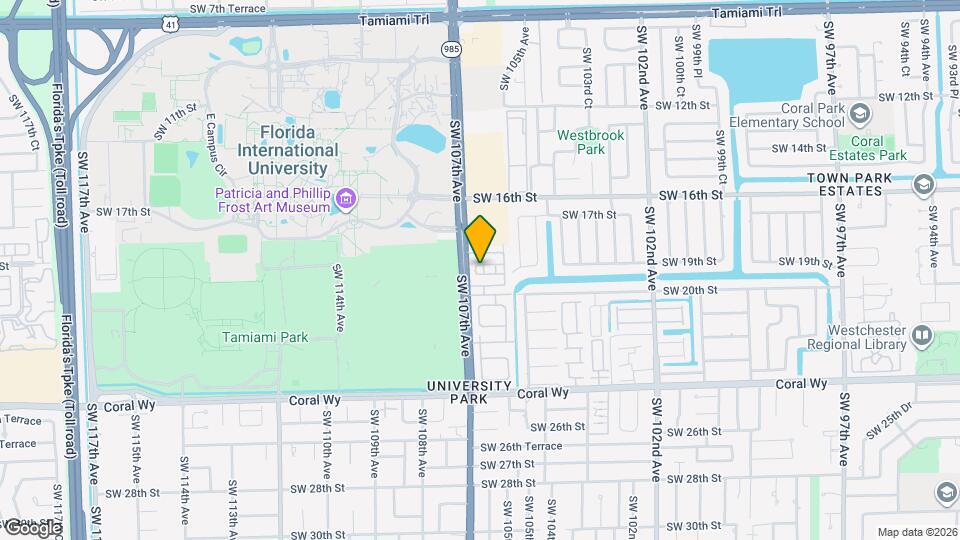 1823 SW 107th Ave Map and Location Details