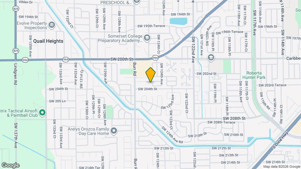 20314 SW 124th Pl Map and Location Details