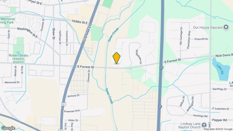 101 Shady Ln Map and Location Details