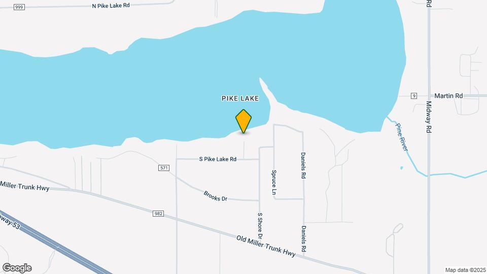 5845 S Pike Lake Rd Map and Location Details