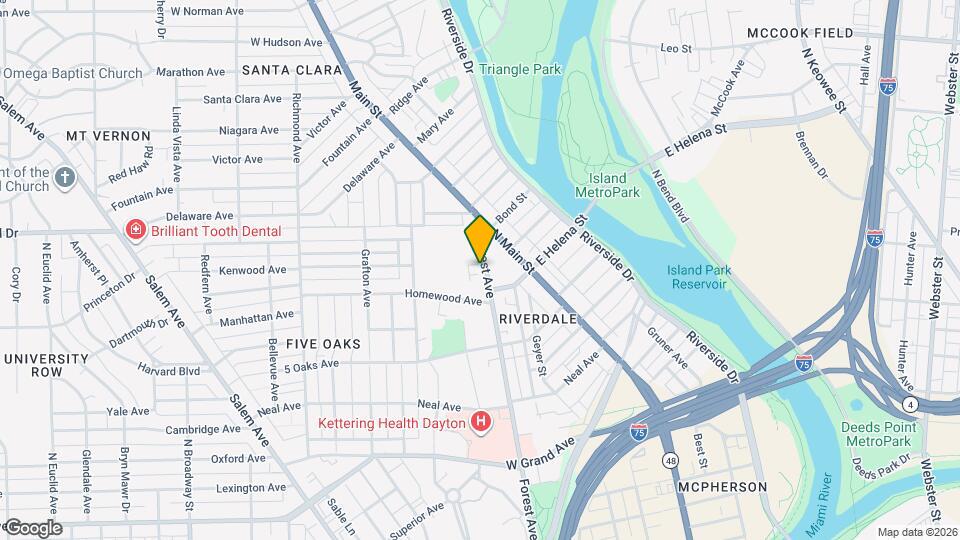 635 Forest Ave Map and Location Details