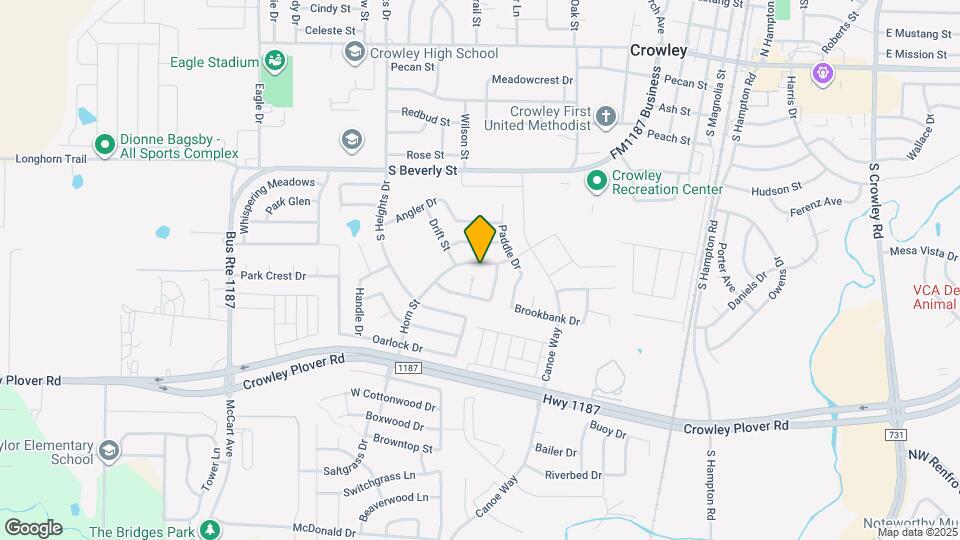 624 Horn St Mapa y Detalles de la Ubicación