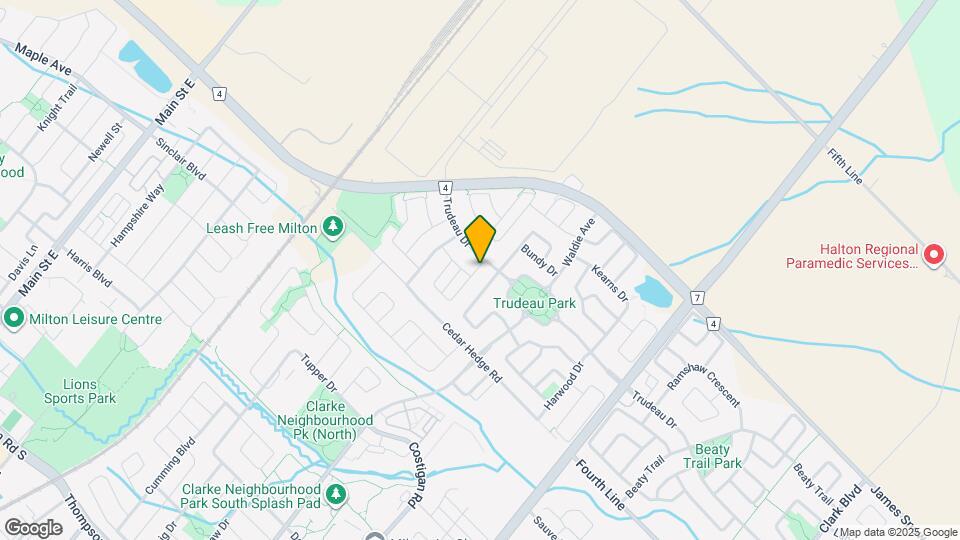 1646 Gainer Cres Map and Location Details