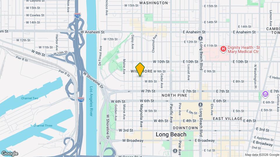 815 Magnolia Ave, Unit #2- Mapa y Detalles de la Ubicación