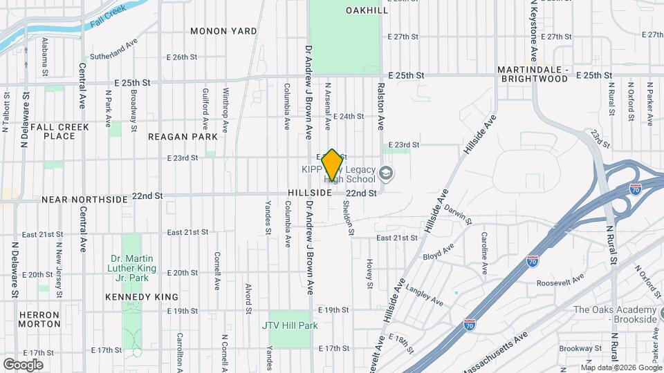 2209 N Arsenal Ave Map and Location Details