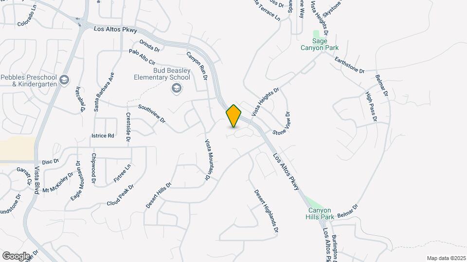 2232 Shady Cyn Dr Mapa y Detalles de la Ubicación