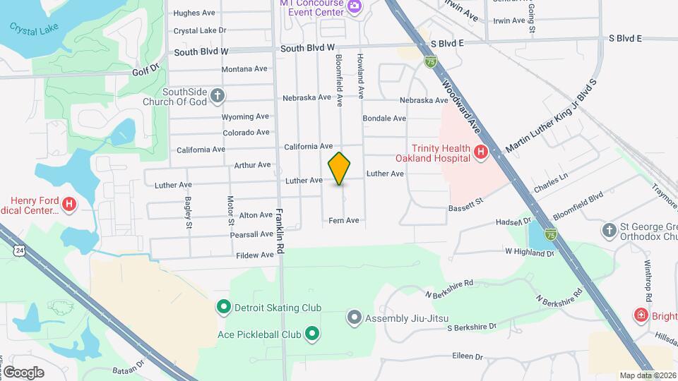 596 Bloomfield Ave Map and Location Details