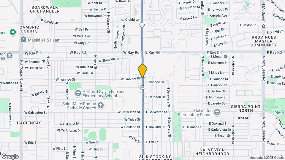 710 N Arizona Ave Map and Location Details