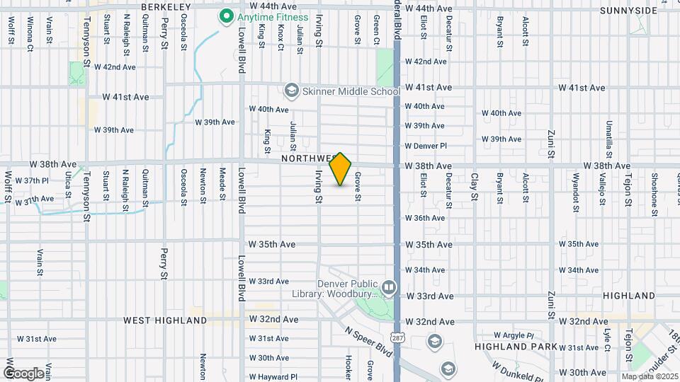 3144 W Clyde Pl Map and Location Details