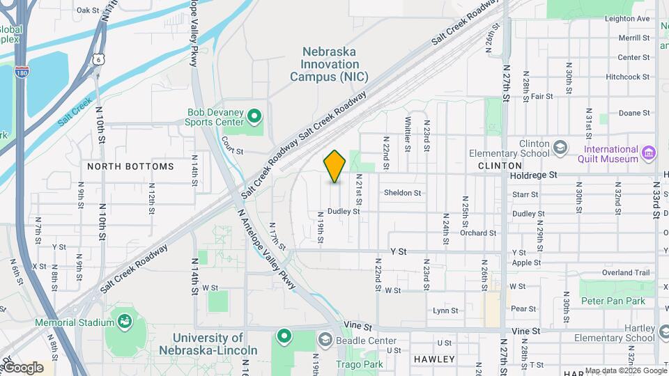 1417 N 20th St Map and Location Details