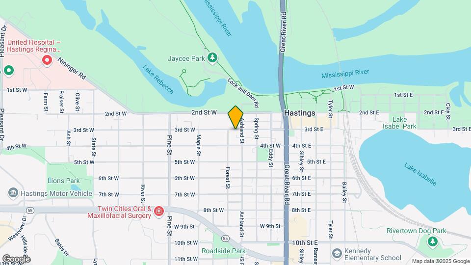 411 3rd St W, Unit 3 Map and Location Details