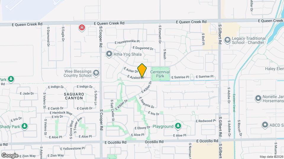 2351 E Azalea Dr Map and Location Details