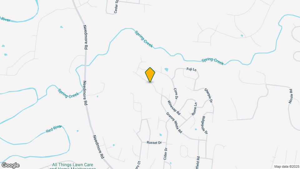 1054 Winesap Rd Map and Location Details