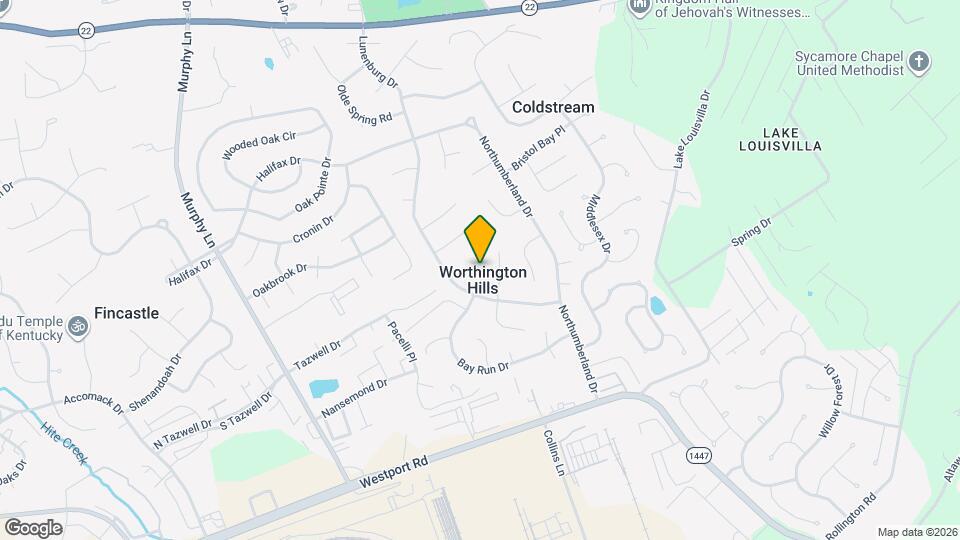 16800 Asher Ct Map and Location Details