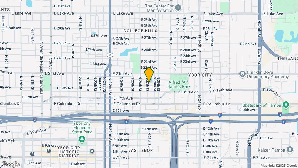 2702 E 19th Ave Map and Location Details