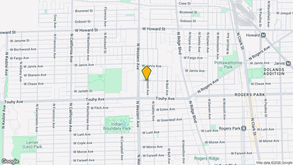 2337 W Chase Ave Map and Location Details