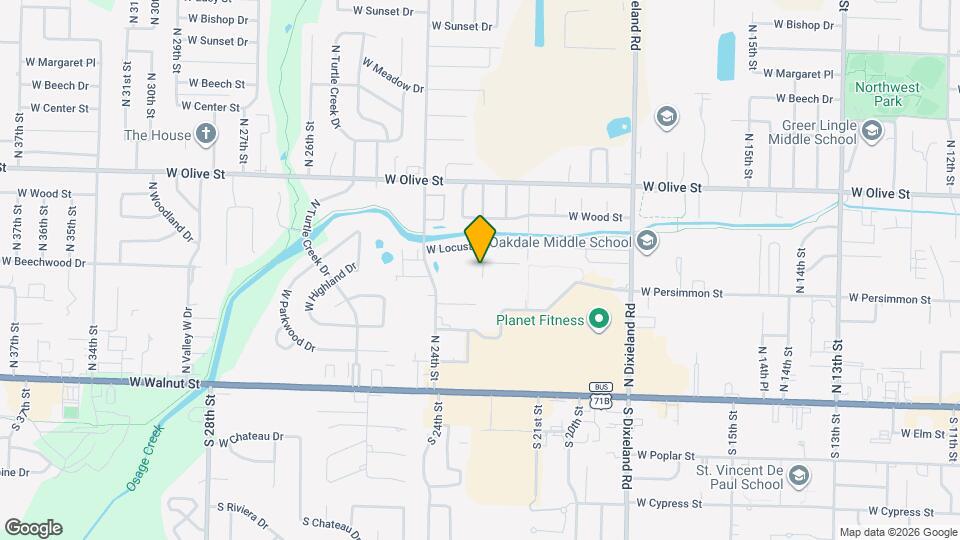 2319 W Beechwood Dr Mapa y Detalles de la Ubicación