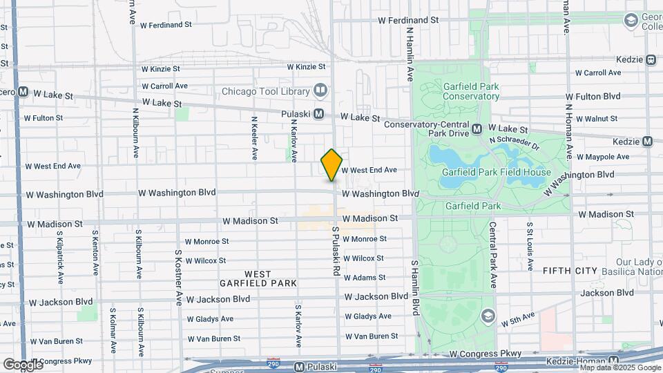 4000 W Washington Blvd Map and Location Details