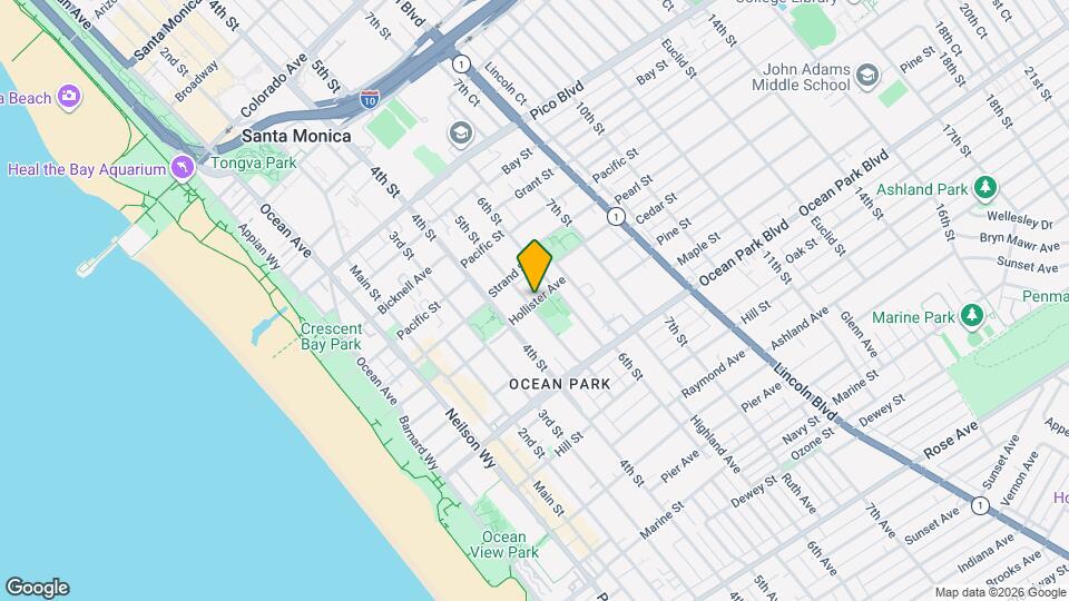 521 Hollister Ave Map and Location Details