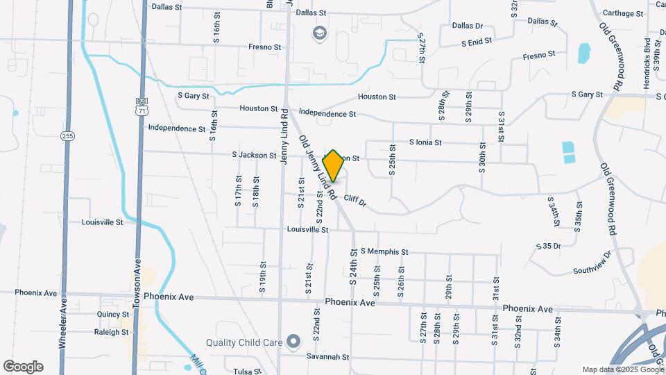 4105 Old Jenny Lind Rd Mapa y Detalles de la Ubicación