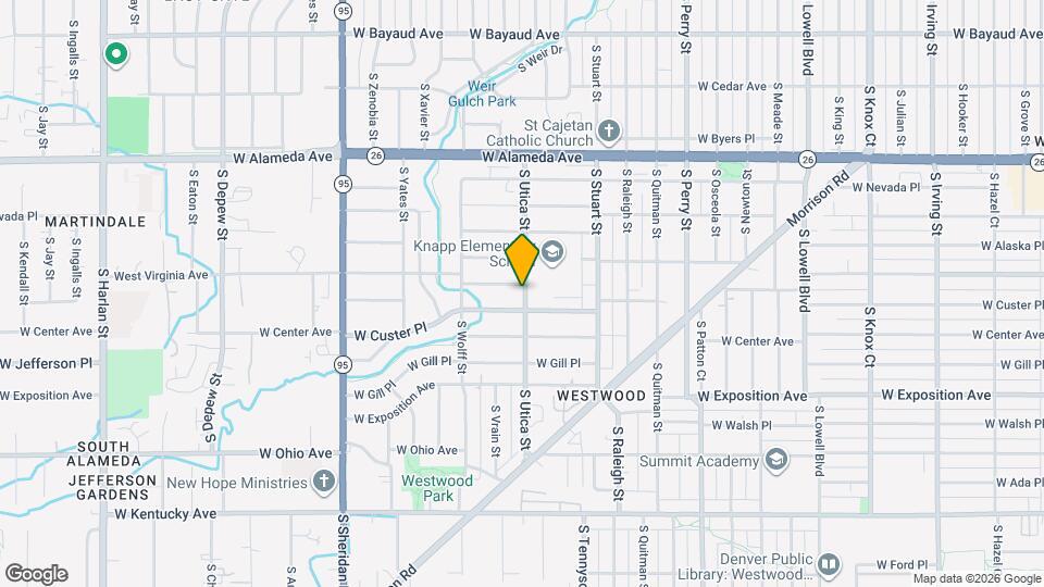 4500 W Bingham Pl Map and Location Details