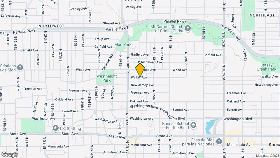 1623 Walker Ave Map and Location Details