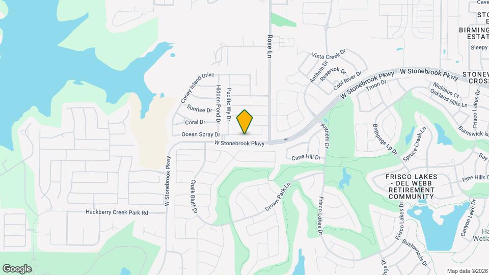 12700 Ocean Spray Dr Mapa y Detalles de la Ubicación