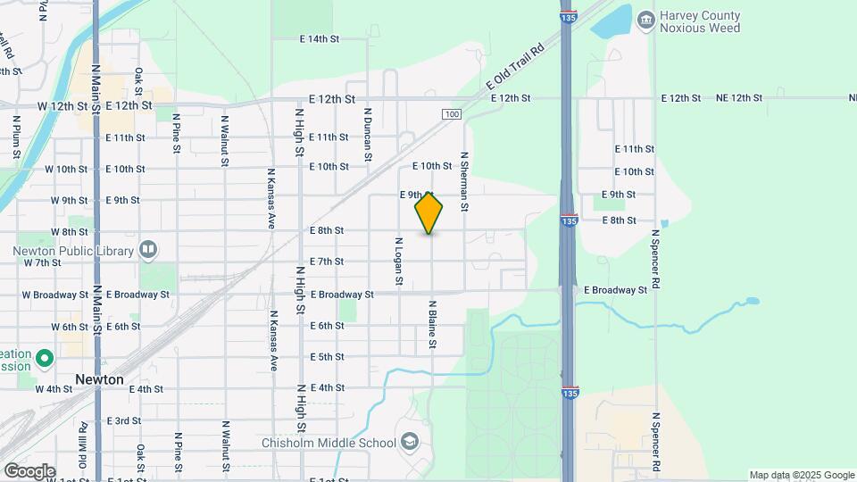 815 N Blaine St Map and Location Details