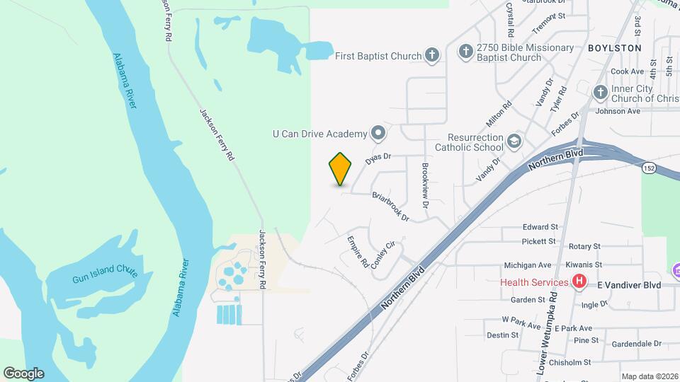 408 Briarbrook Dr Map and Location Details