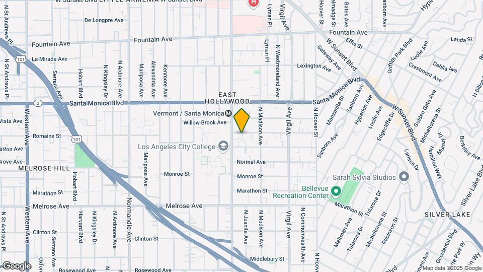 4444 E Lockwood Ave Map and Location Details