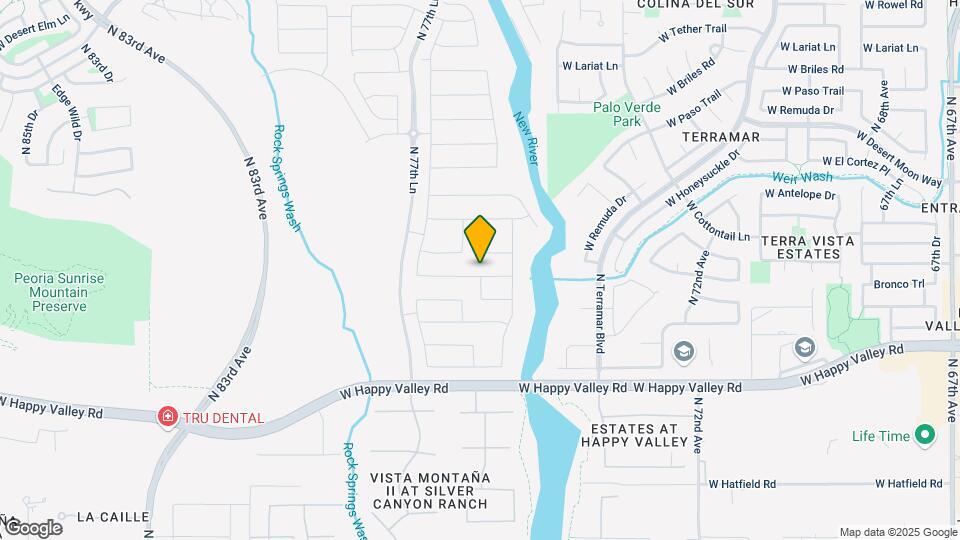 7632 W Saddlehorn Rd Map and Location Details