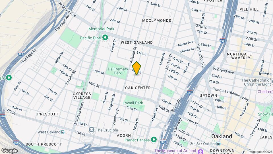 1632 Chestnut St Mapa y Detalles de la Ubicación