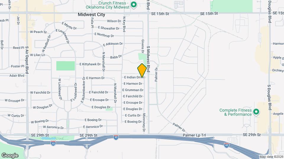 552 E Indian Dr Map and Location Details