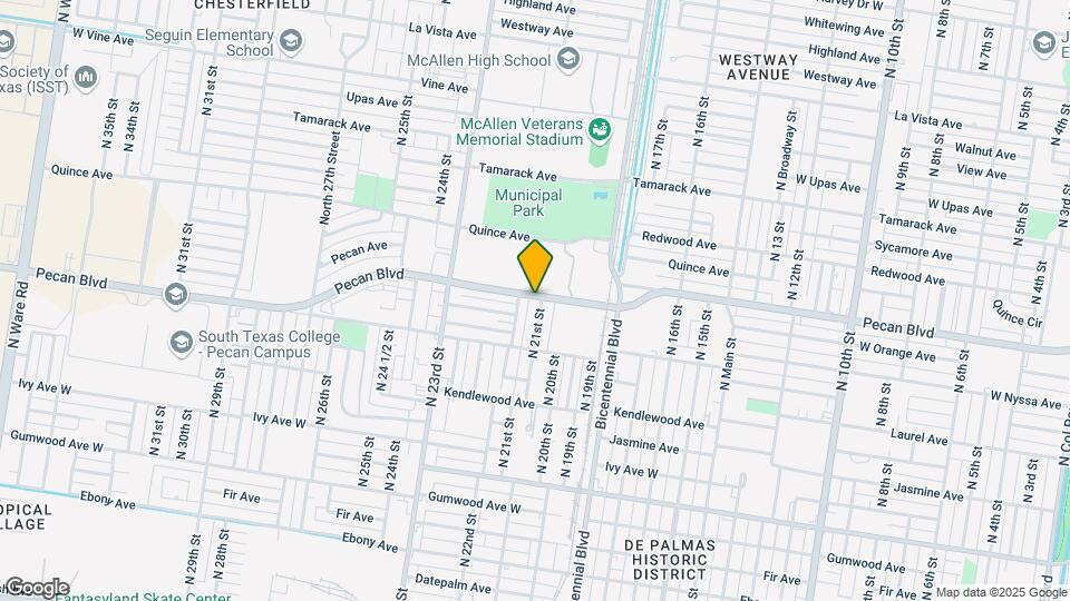 1421 N 21st St Map and Location Details