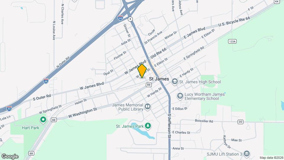 211 W Springfield St Map and Location Details