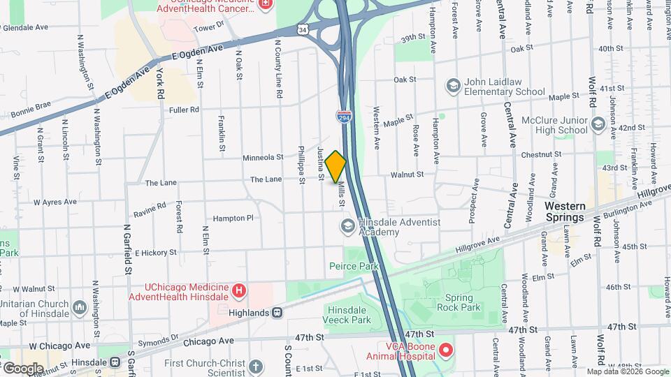 426 Mills St Map and Location Details