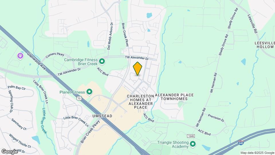 Cortland Brier Creek Map and Location Details