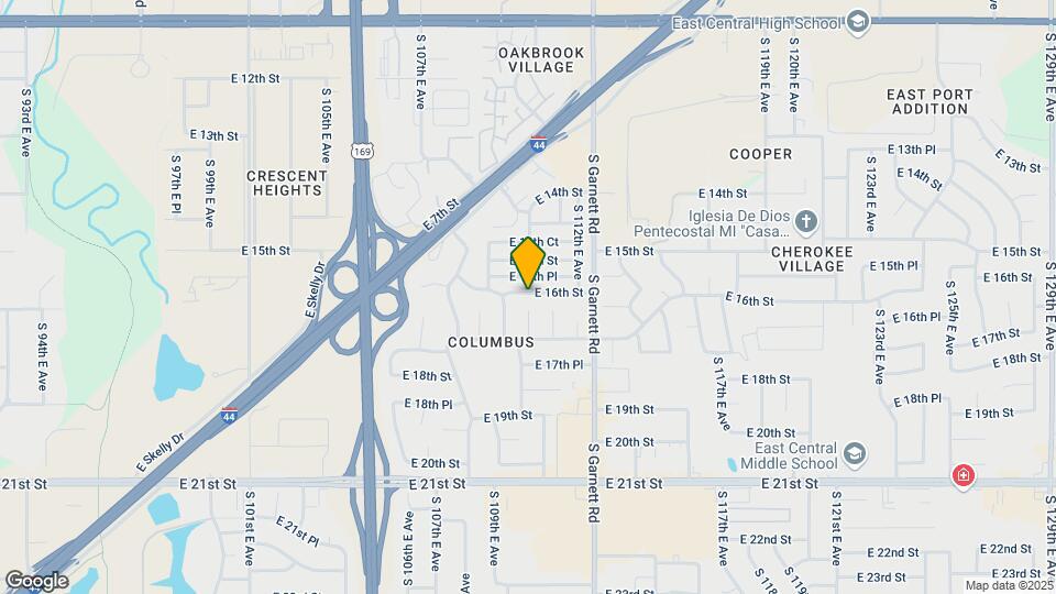 10936 E 16th St Map and Location Details