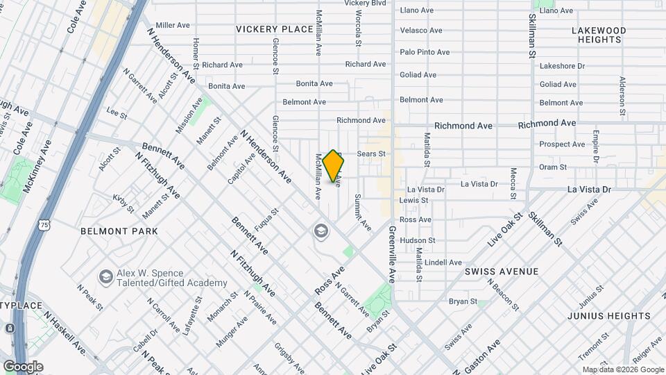 1847 Euclid Ave Map and Location Details