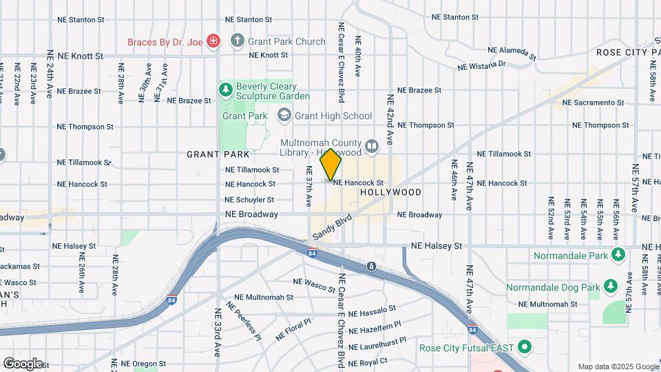 1834 NE 38th Ave, Unit Unit B Map and Location Details