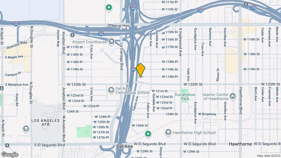 5042 W 119th Pl, Unit 1 Map and Location Details