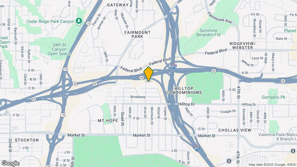 4124 C St Map and Location Details